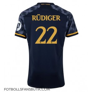 Real Madrid Antonio Rudiger #22 Replika Bortatröja 2023-24 Kortärmad